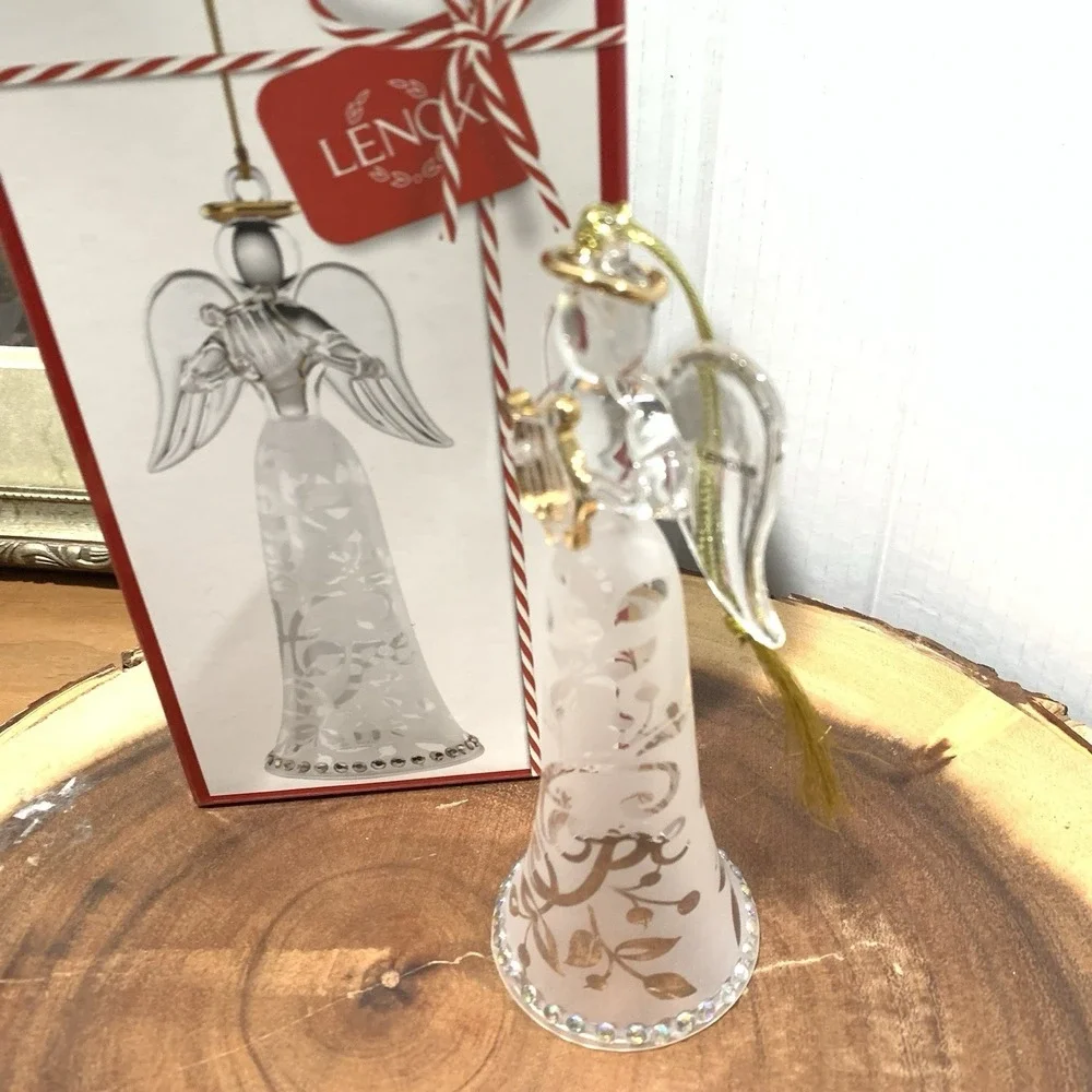 Lenox Joyous Tidings Love Angel Ornament  6